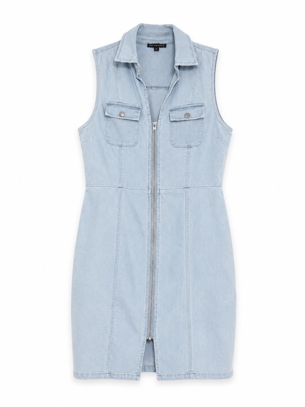 Haute Monde Light Blue Denim Dress